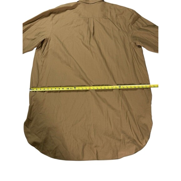 Ava & Viv Women's Long Sleeve Tan Relaxed Fit Button-Down Shirt Sz 3x - Picture 8 of 15